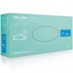 NITRILOVÉ RUKAVICE NITRYLEX GREEN, VELIKOST M, 100 KS 1